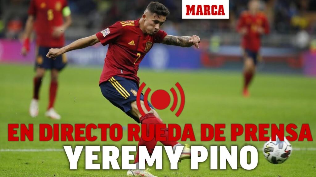 UEFA NATIONS LEAGUE: Rueda de prensa de Yeremy Pino, en EN DIRECTO