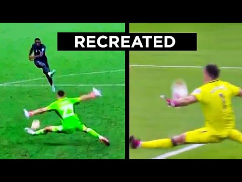 Emi Martinez Recreating His Most Famous Save