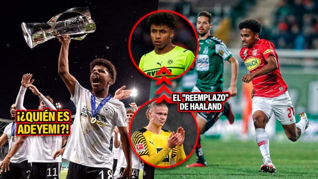 ¿Quién  diablos es Karim Adeyemi, el "SUPLENTE" de Haaland en Dortmund?¡Lo BUSCAN todos los GRANDES!