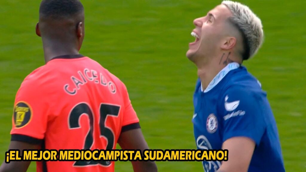 MOI CAICEDO DOMANDO EL MEDIOCAMPO DEL CHELSEA
