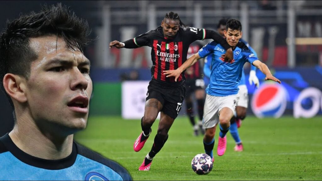 Así Jugó  Hirving Chucky Lozano vs Milan - Champions League 2023