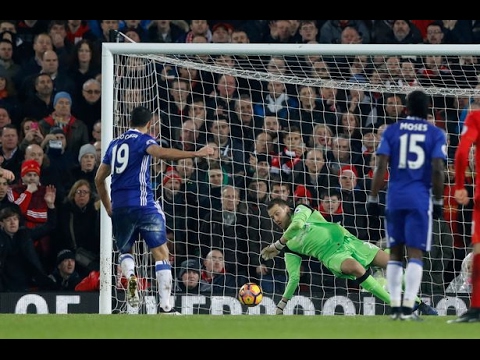 Simon Mignolet saves Diego Costa penalty as Liverpool hold Chelsea