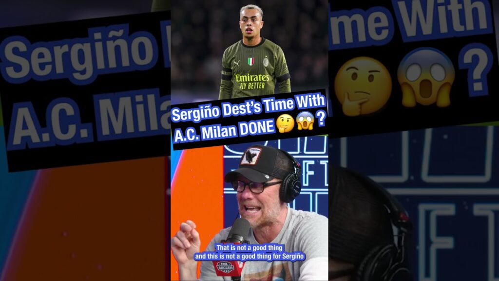 Should USMNT fans be WORRIED about Sergiño Dest 🤔😳🍿#USMNT #SergiñoDest #ACMilan