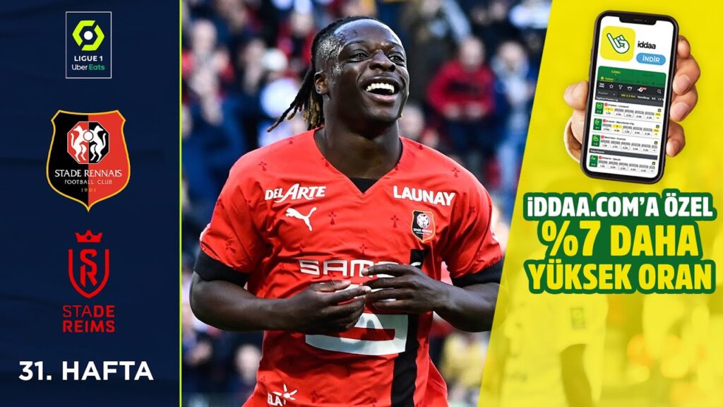 iddaa.com | Rennes (3-0) Reims | 31. Hafta MAÇ ÖZETİ | Ligue 1 Uber Eats - 2022/