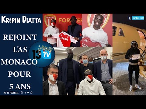 Beaking News: Krépin Diatta rejoint l'As Monaco pour 5 ans!