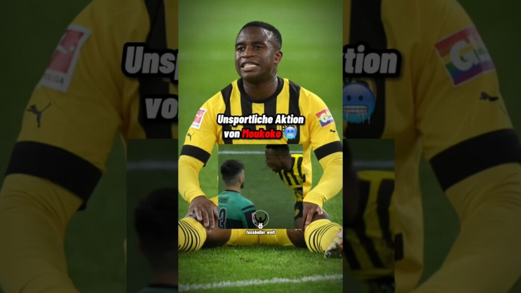 Unsportliche Aktion von Moukoko 🥶
