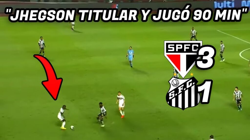 🇪🇨👏 JHEGSON MENDEZ TITULAR CON EL SAO PAULO DERROTÓ 3 A 1 AL SANTOS FC 🇪🇨👏 JHEGSON MENDEZ TITULAR CON EL SAO PAULO DERROTÓ 3 A 1 AL SANTOS FC