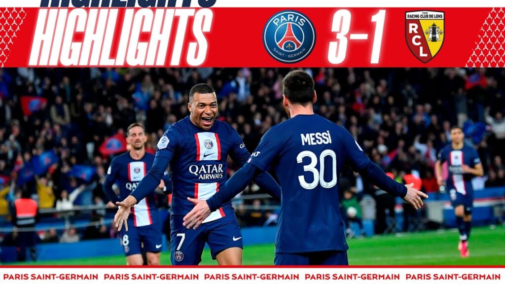HIGHLIGHTS | PSG 3-1 LENS | KYLIAN MBAPPE, VITINHA & LEO MESSI ⚽️