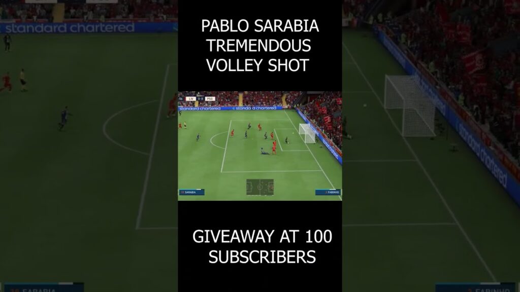 Pablo Sarabia Tremendous Volley Shot 🔥🔥🔥 | FIFA 23 | #fifa23 #shorts #pablosarabia