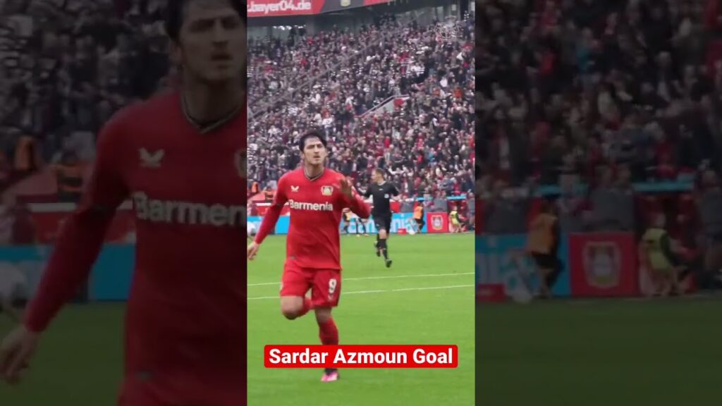 Sardar Azmoun Goal for Leverkursen 🔴⚫️ #football #goal #leverkusen #bayer04 #sardarazmoun