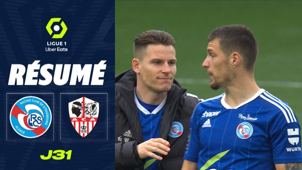 RC STRASBOURG ALSACE – AC AJACCIO (3 – 1) – Résumé – (RCSA – ACA) / 2022-2023 RC STRASBOURG ALSACE - AC AJACCIO (3 - 1) - Résumé - (RCSA - ACA) / 2022-2023