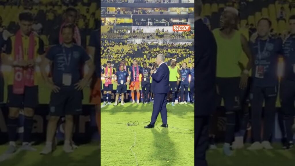 Gustavo Alfaro brindó un emotivo discurso tras clasificar al Mundial #Shorts