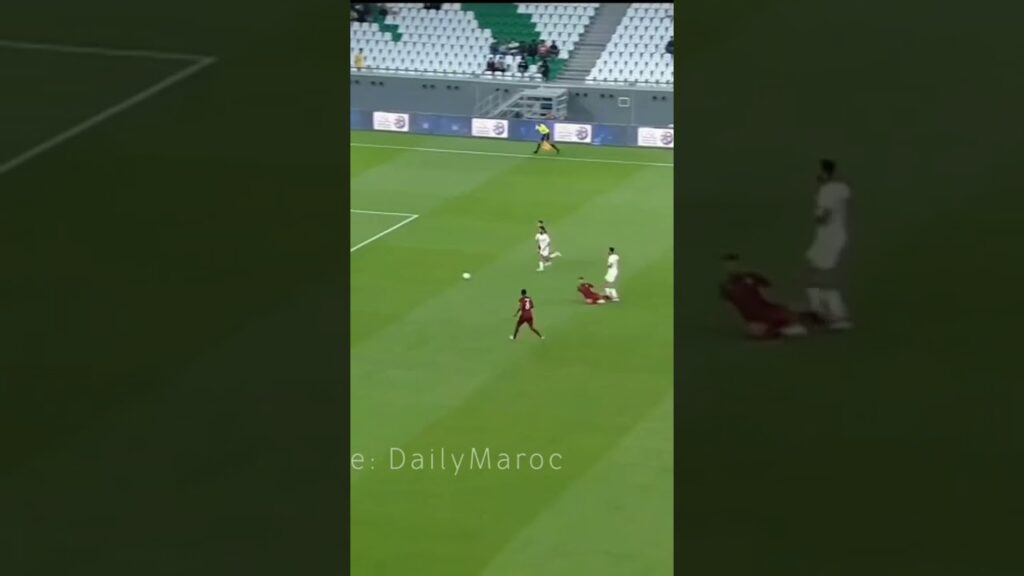 بدر بانون اليوم يسجل هدف في اول مباراة له مع نادي قطر امام المرخية في دوري نجوم قطر