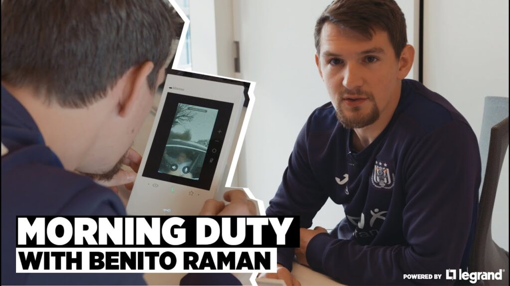 BENITO AT YOUR SERVICE | Working at the reception at Neerpede with Legrand.