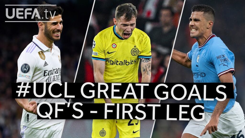 ASENSIO, BARELLA, RODRI | #UCL GREAT GOALS, Quarter-finals 1st leg