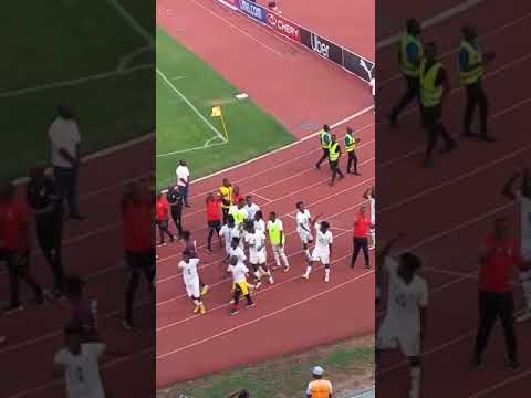 Fatawu Issahaku Dancing after 🇬🇭 Black Meteors qualification to the 2023 U23 Championship