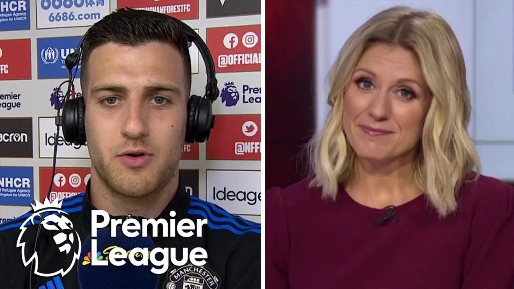 Diogo Dalot reflects on first career Premier League goal in win v. Nottingham Forest | NBC Sports