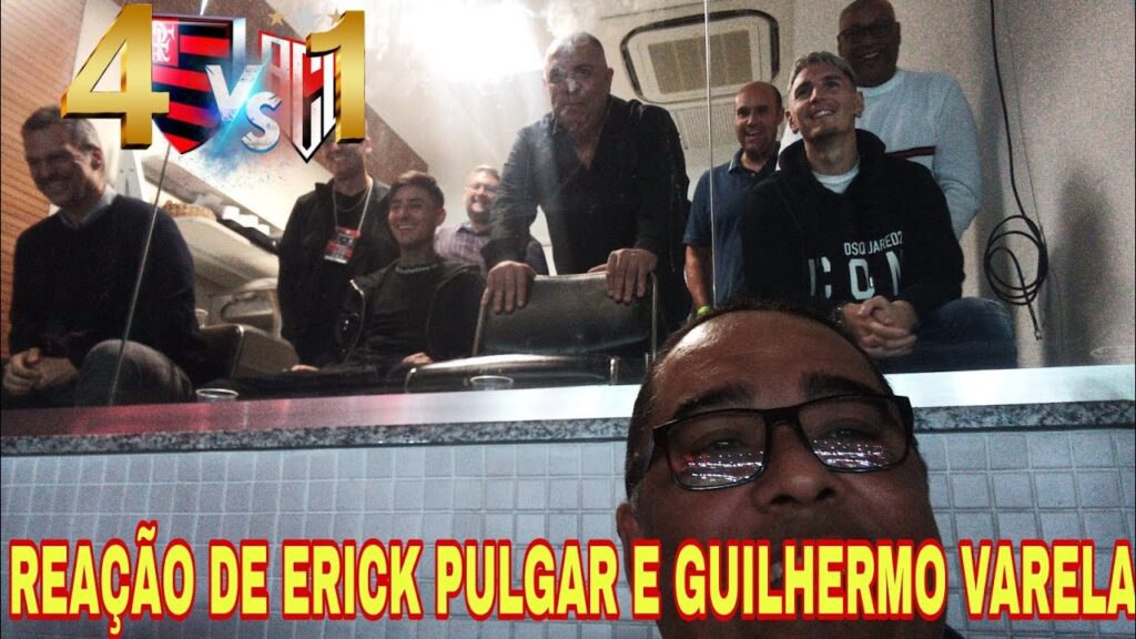 AS REAÇÕES DE ERICK PULGAR E GUILHERMO VARELA NA VITÓRIA DO MENGÃO!