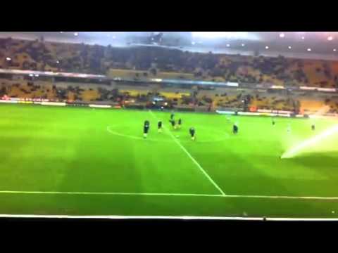 Wayne Hennessey Halftime Crossbar Challenge