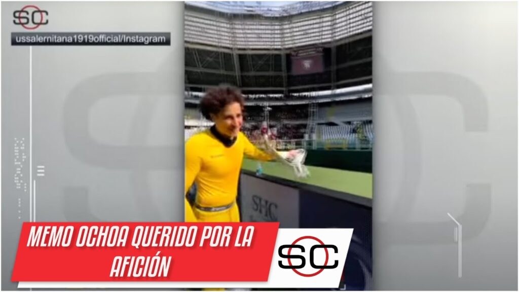 MEMO OCHOA OVACIONADO por la afición tras el empate del Salernitana vs Torino | SportsCenter
