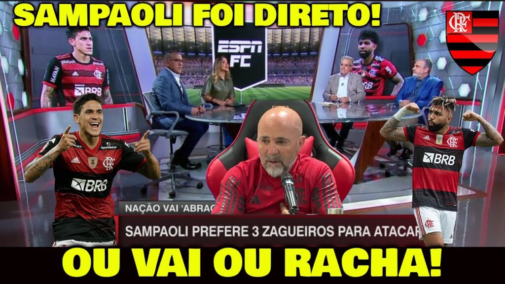 SAMPAOLI RESPONDE SE "PEDRO E GABIGOL VÃO JOGAR JUNTOS" IMPRENSA REPERCUTE!