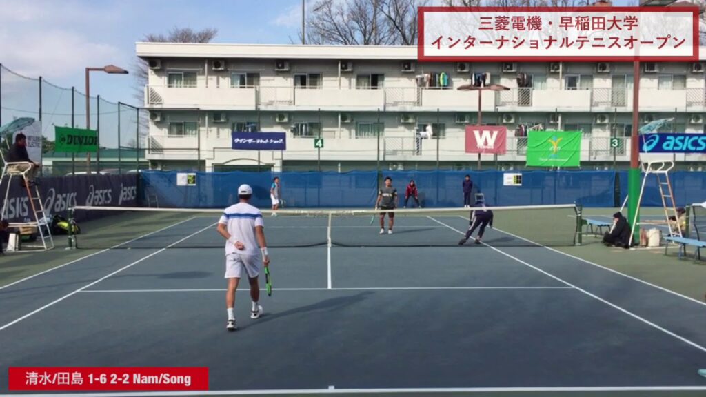 【早稲田/QF】清水悠太/田島尚輝(三菱電機/TEAM YONEZAWA) 対 Nam/Song(韓国) 三菱電機・早稲田大学インターナショナル 2019 準々決勝
