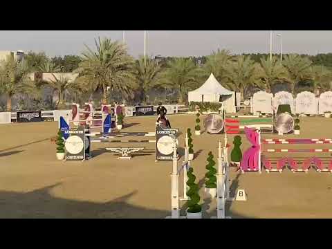 Mohammed Al Owais & Taittinger De Altube at Sharjah CSI2* H.H Sharjah Ruler Cup