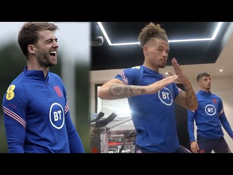 Kalvin Phillips and Patrick Bamford Training with England Squad