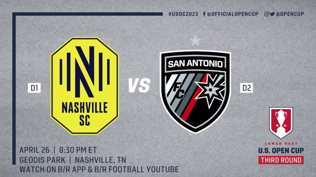 Lamar Hunt U.S. Open Cup Third Round LIVE: Nashville vs. San Antonio