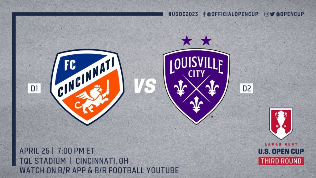 Lamar Hunt U.S. Open Cup Third Round LIVE: FC Cincinnati vs. Louisville City
