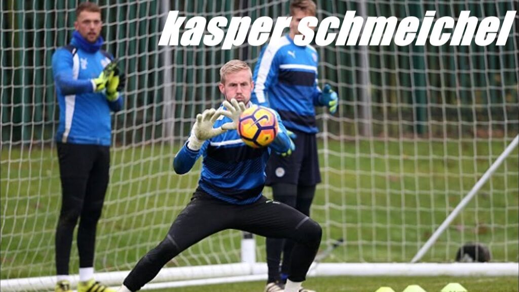 Treino do Goleirão do Leicester , Kasper Schmeichel ll Reflexos e Posicionamento