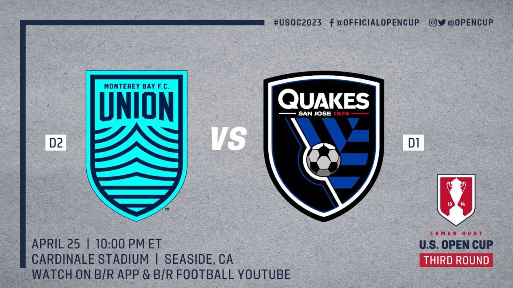 Lamar Hunt U.S. Open Cup Third Round LIVE: Monterey Bay vs. San Jose Earthquakes
