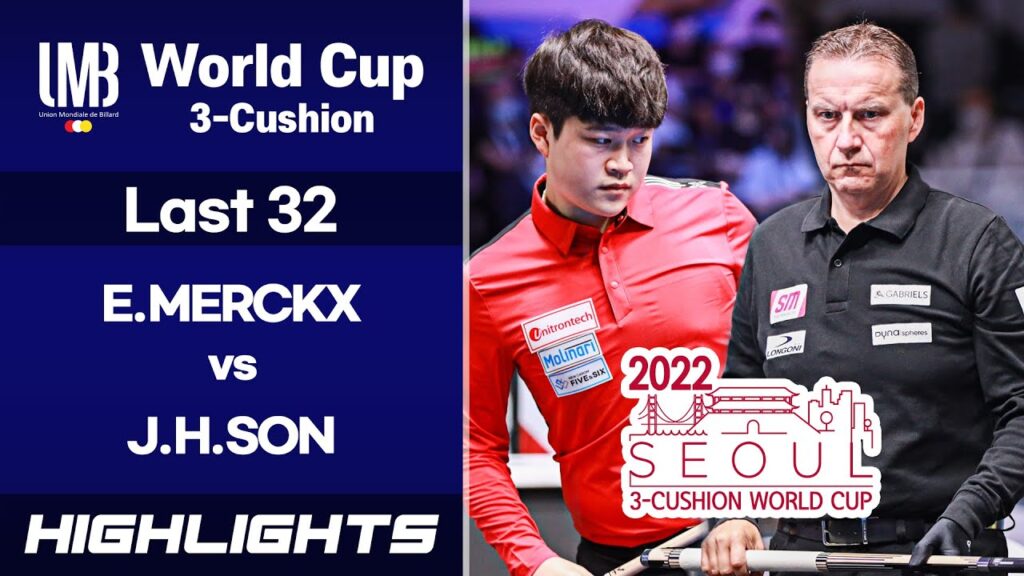 Last 32 - 에디 맥스 Eddy MERCKX vs 손준혁 Jun Hyuk SON. H/L