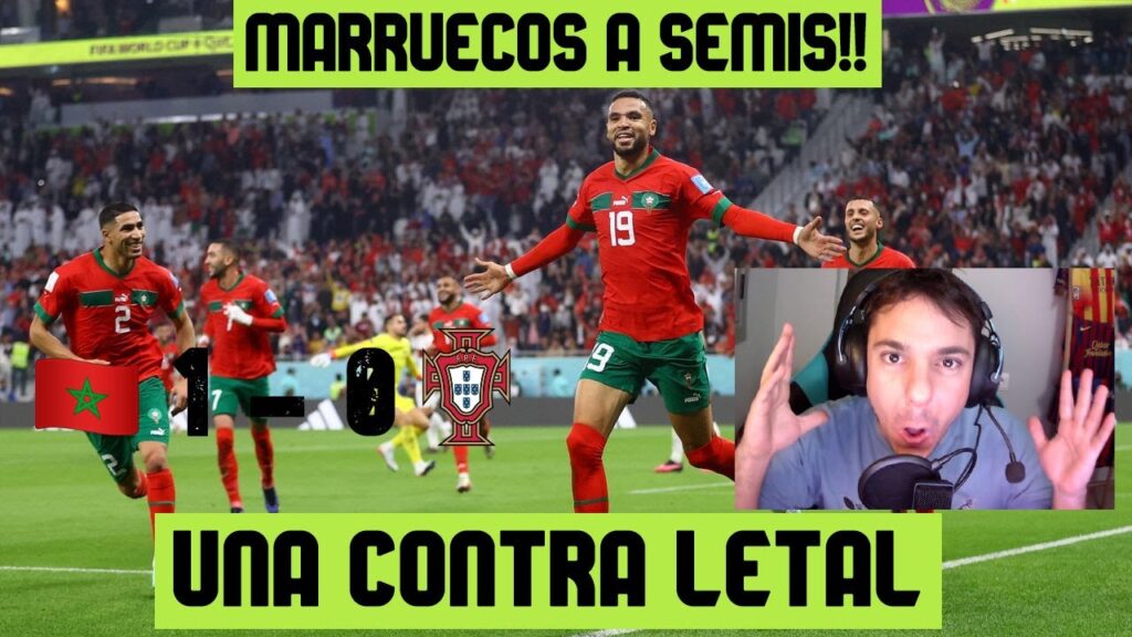 😳MARRUECOS SE CARGA A PORTUGAL POR 1 A 0. OUNAHI ES UNA LOCURA DE JUGADOR.