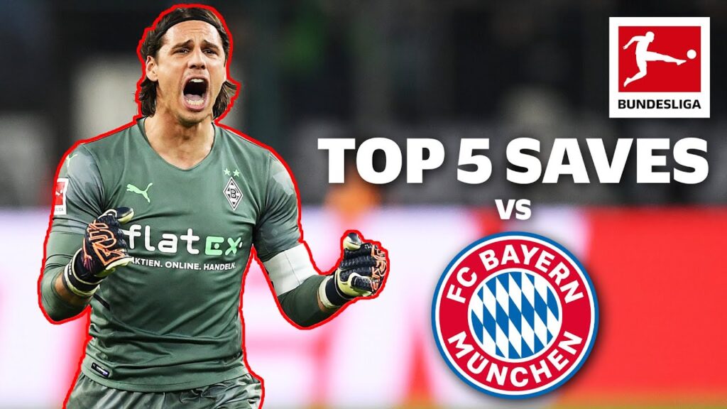 Yann Sommer - Top 5 Saves vs FC Bayern München
