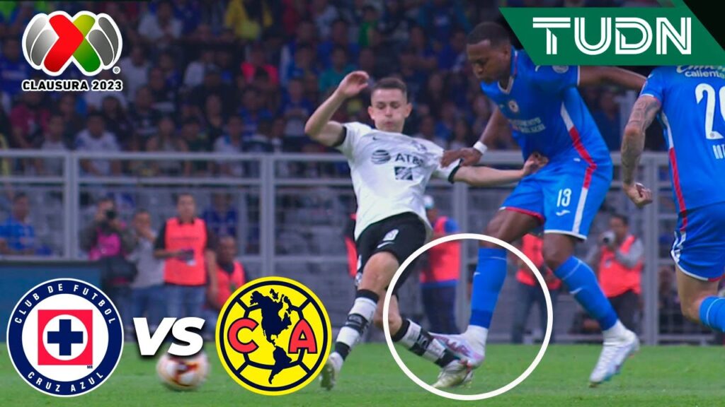 ¡DE CÁRCEL! Roja directa a Estrada  | Cruz Azul 1-1 América | CL2023 Liga Mx - J15 | TUDN