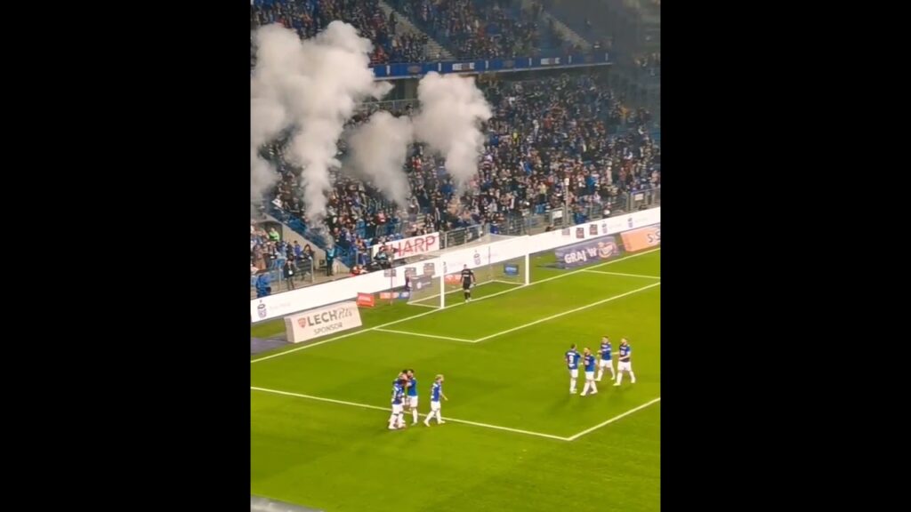 Derby Poznania (Lech - Warta), gola Michał Skóraś.