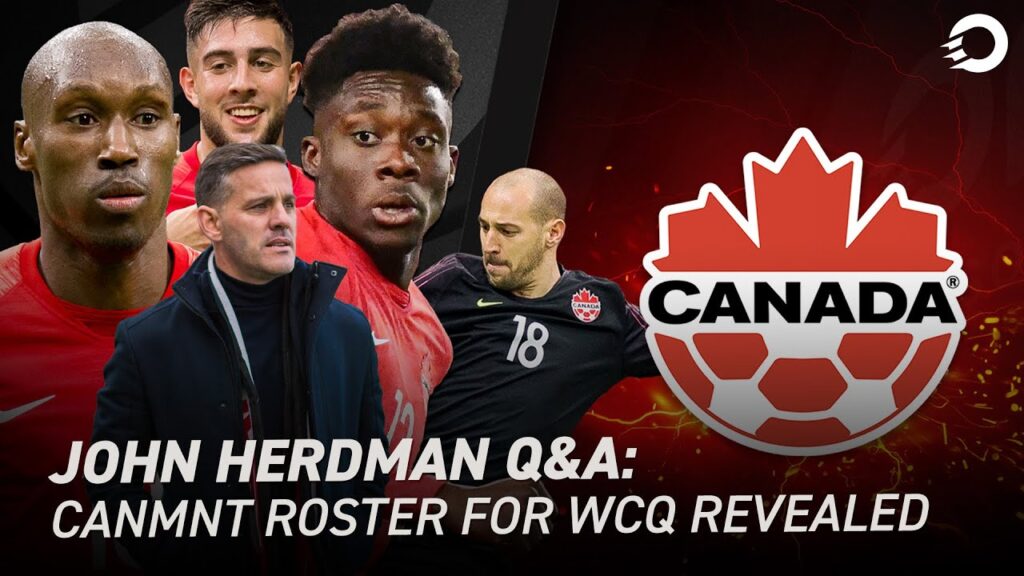 JOHN HERDMAN on Canadian Men's National Team squad for upcoming World Cup Qualifying matches