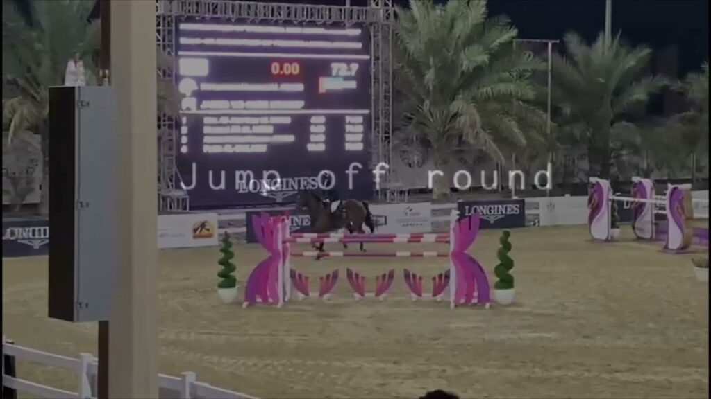 Mohammed Al Owais and James V.D Oude Heihoef at Sharjah CSI2* H.H Sharjah Ruler Cup
