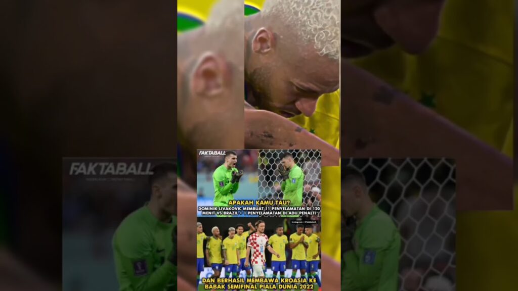 Dominik livakovic is a croatian hero..Berhasil memulangkan Brazil & Membawa ke perempat final🔥🇵🇾🇧🇷