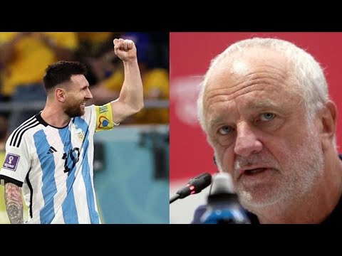 Argentina Australia Graham Arnold Coach Rueda de Prensa Sobre Messi "De los mejores de la Historia"