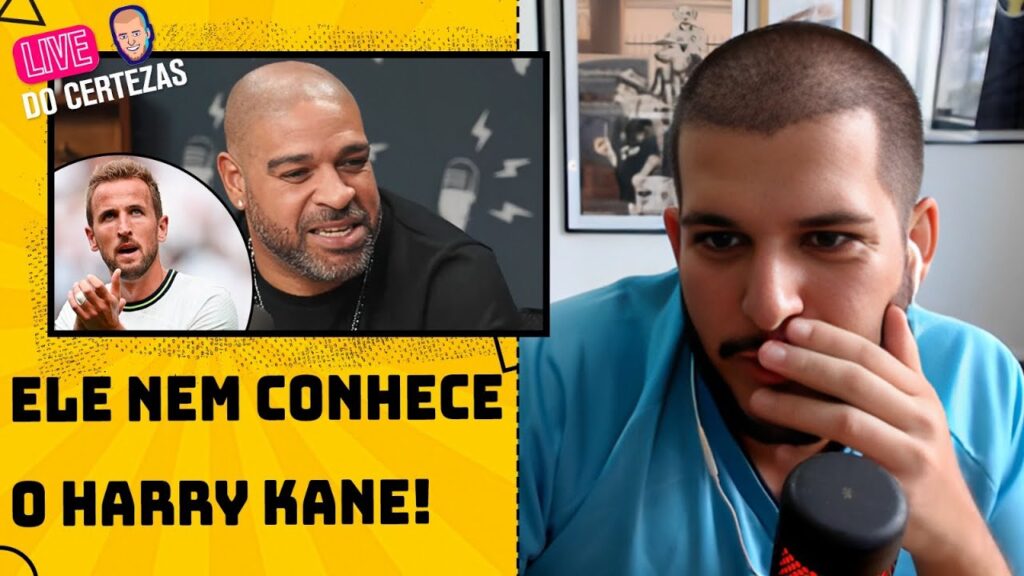 QUEM JOGOU MAIS: ADRIANO OU HARRY KANE? CERTEZAS REAGE A RESPOSTA DO IMPERADOR! | CORTES TNT SPORTS