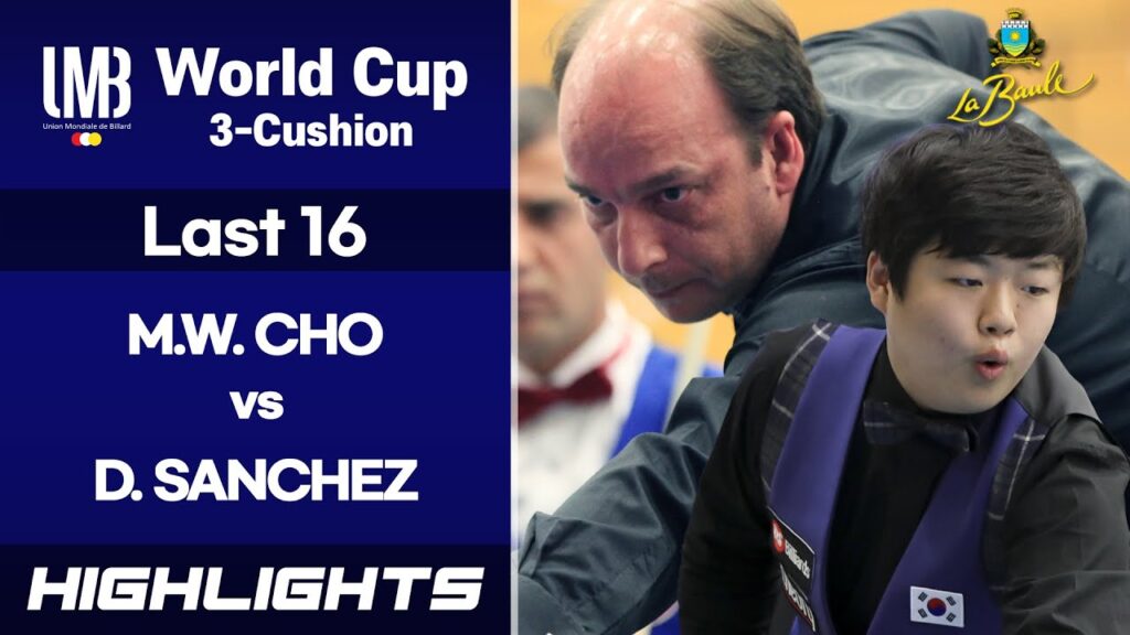 [La Baule World Cup 2016] Last 16 - Daniel SANCHEZ (ESP) vs CHO Myung Woo (KOR). H/L