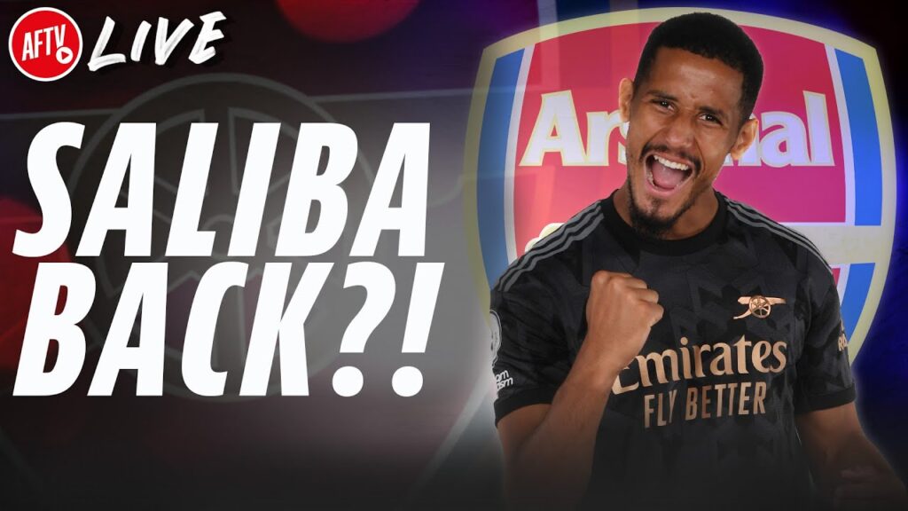William Saliba Back Training At London Colney! | AFTV Live