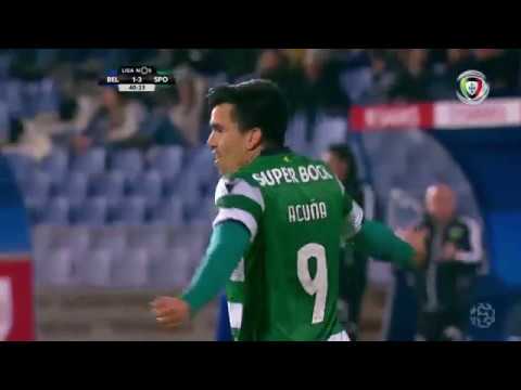 Golo de Marcos Acuña: Belenenses 1-(3) Sporting (Liga 30ªJ)