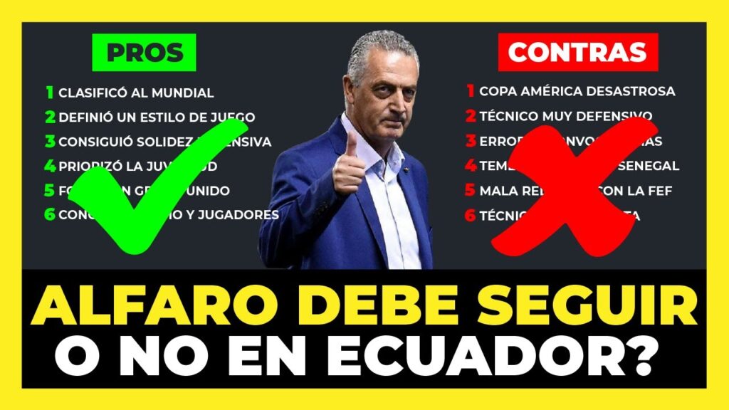 Análisis: Gustavo Alfaro debe seguir siendo el Técnico de Ecuador?