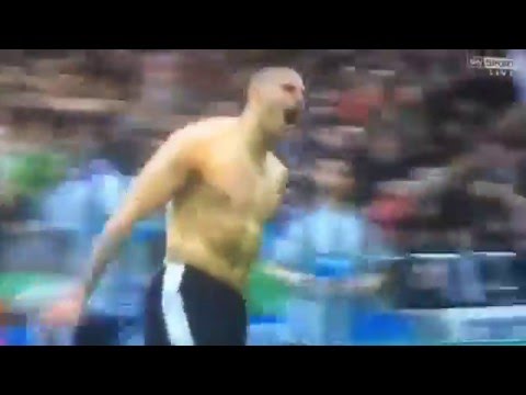 Aleksandar Mitrovic funny celebration vs Sunderland!!