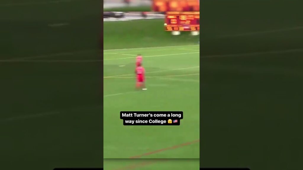 Matt Turner at the age of 14 in college