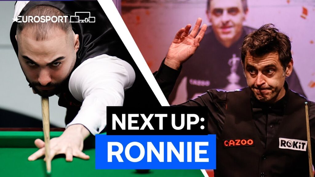 Hossein Vafaei Sails Through In Style To Set Up Clash With Ronnie O'Sullivan 👀 | Eurosport Snooker
