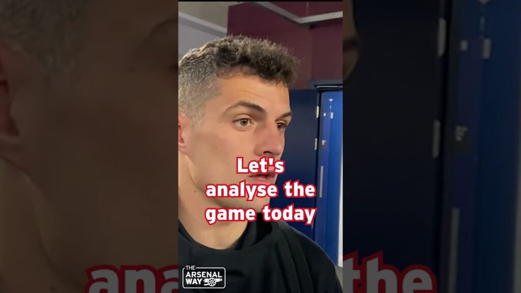 "WE KEEP GOING" 👊 | Granit Xhaka Reacts After West Ham 2-2 Arsenal 🔴 #Shorts